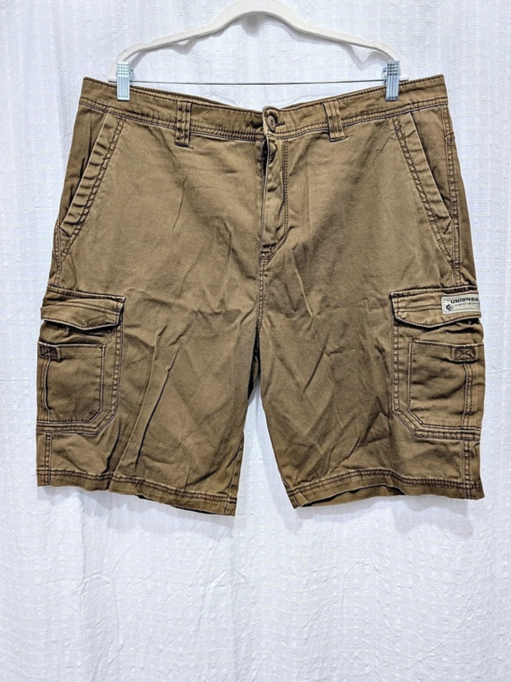 Unionbay Survivor Cargo Shorts Brown Waist 42